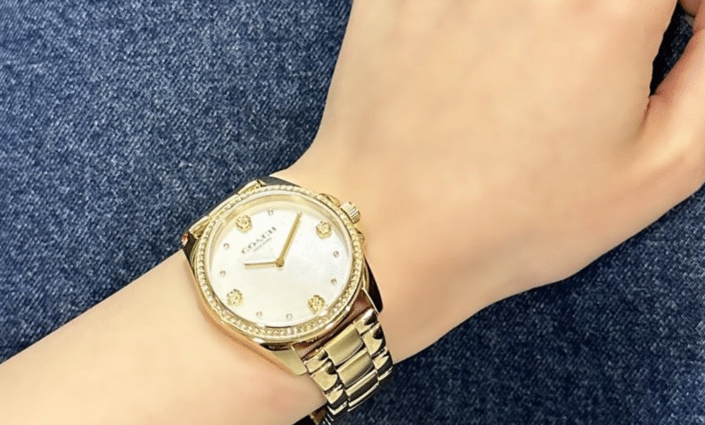 Shop Coach Gold Bracelet Watch