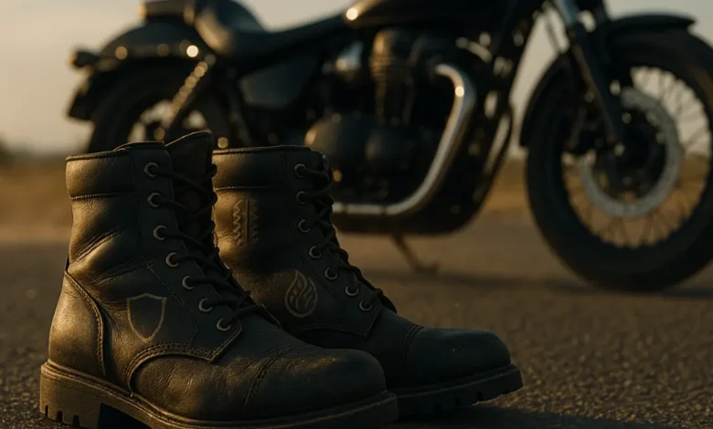 Boots Motorcycle Mens